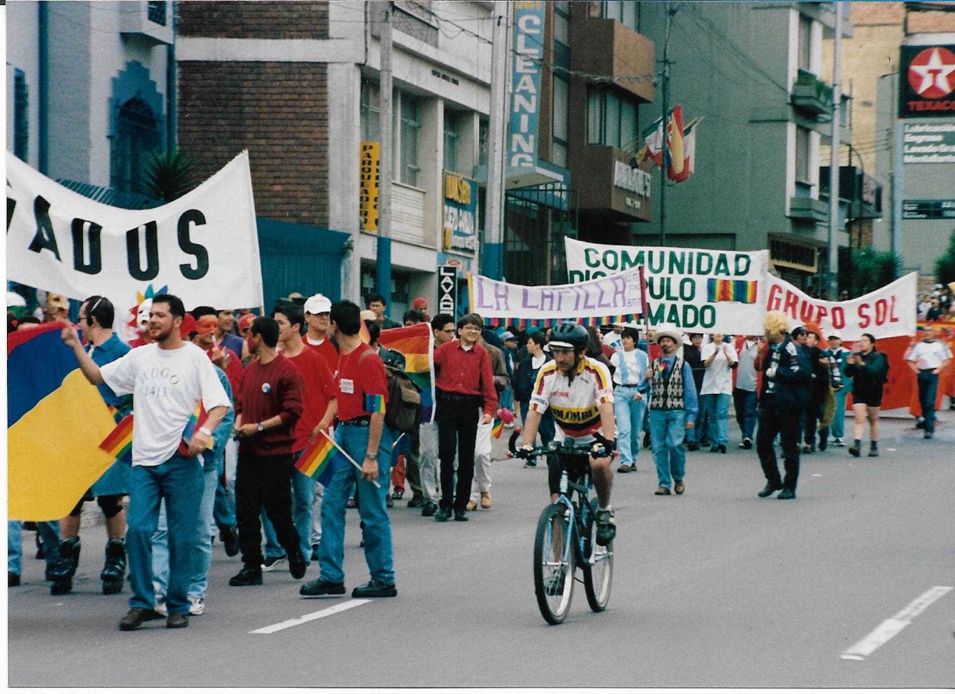 El ciclista en la marcha