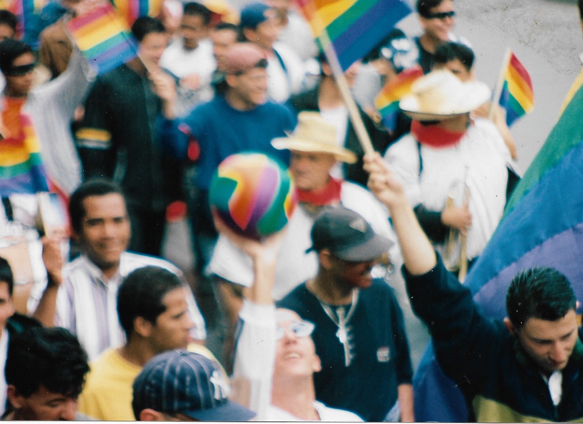 Marchantes desconocidos, a la altura de la Javeriana