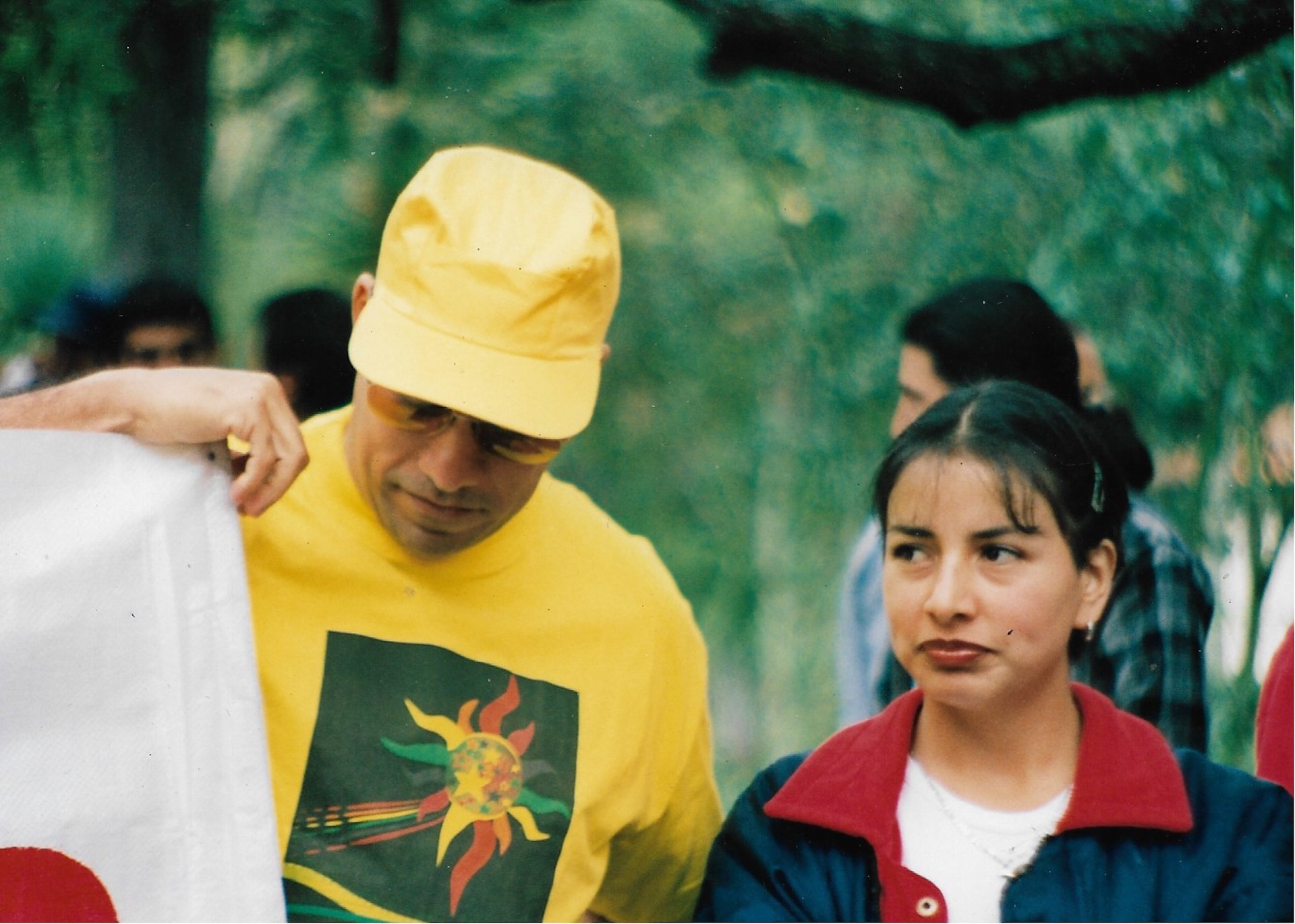Un marchante de amarillo, el actor Bruno Díaz